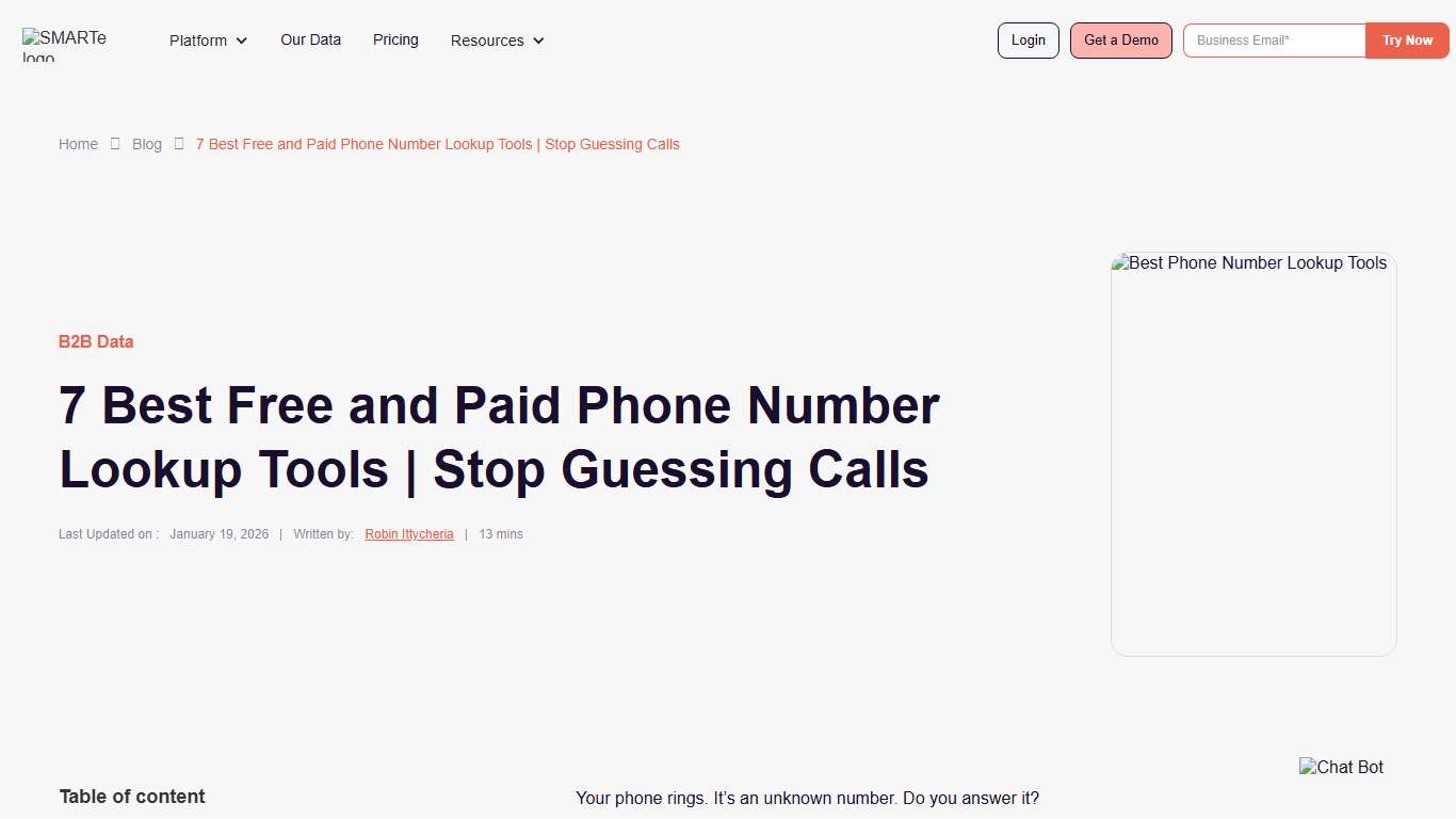 7 Best Free and Paid Phone Number Lookup Tools Stop Guessing Calls